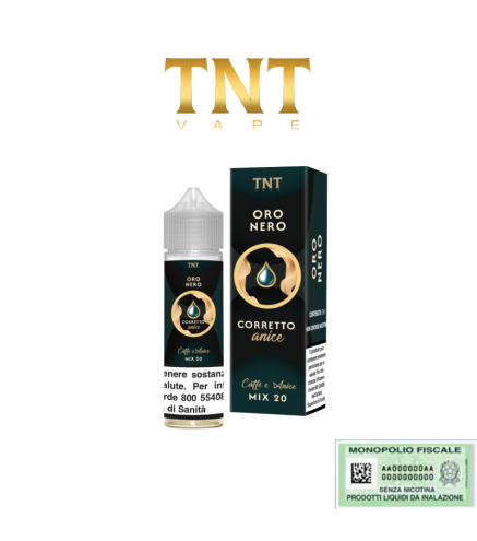 TNT VAPE MIX&VAPE ORO NERO CORRETTO ANICE 20 ML