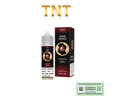 TNT VAPE MIX&VAPE ORO NERO CORTO DOLCE 20 ML
