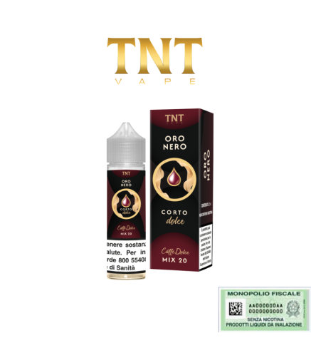 TNT VAPE MIX&VAPE ORO NERO CORTO DOLCE 20 ML