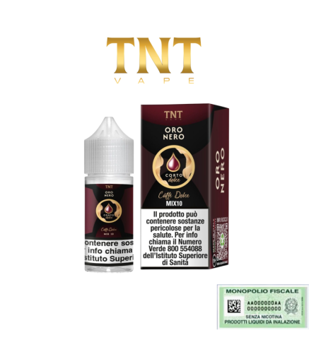 TNT VAPE MIX&VAPE 10+10 ORO NERO CORTO DOLCE 10 ML