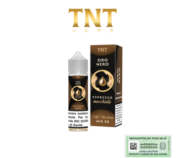 TNT VAPE MIX&VAPE ORO NERO ESPRESSO MACCHIATO 20 ML