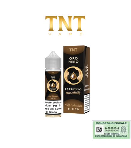 TNT VAPE MIX&VAPE ORO NERO ESPRESSO MACCHIATO 20 ML