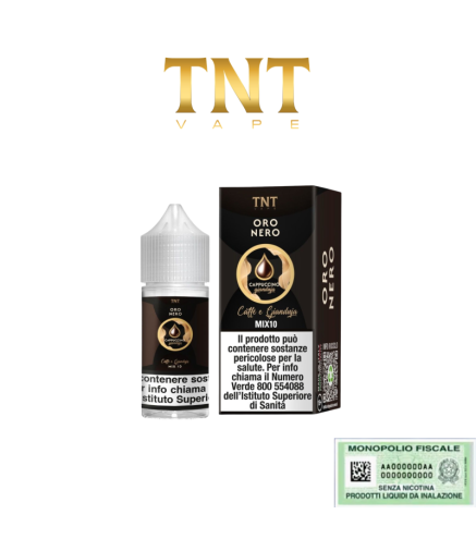 TNT VAPE MIX&VAPE 10+10 ORO NERO CAPPUCCINO GIANDUJA 10 ML