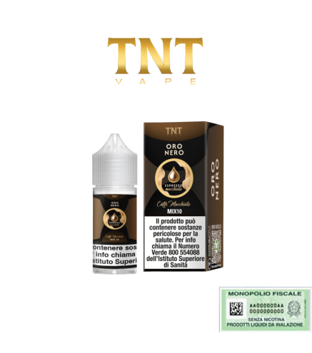 TNT VAPE MIX&VAPE 10+10 ORO NERO ESPRESSO MACCHIATO 10 ML