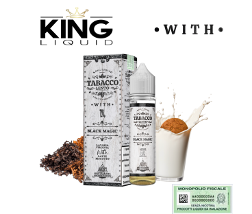 KING LIQUID MIX&VAPE TABACCO LENTO WITH BLACK MAGIC 20 ML