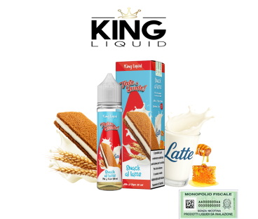 KING LIQUID MIX&VAPE TALE & QUALE SNACK AL LATTE 20 ML