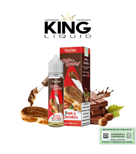 KING LIQUID MIX&VAPE TALE & QUALE PANE E CIOCCOLATA 20 ML
