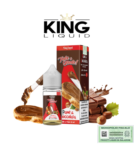 KING LIQUID MIX&VAPE 10+10 TALE & QUALE PANE E CIOCCOLATA 10 ML