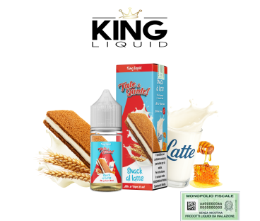 KING LIQUID MIX&VAPE 10+10 TALE & QUALE SNACK AL LATTE 10 ML