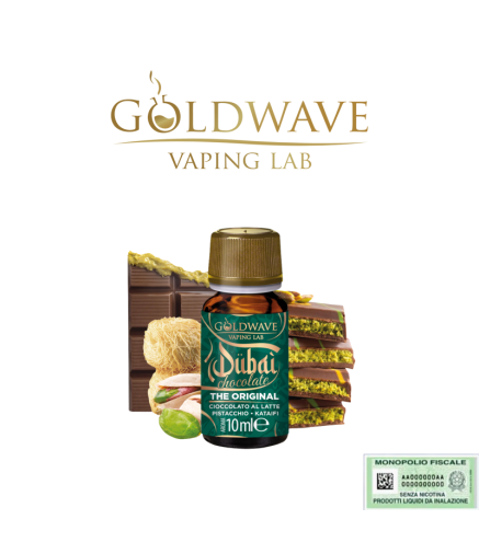 GOLDWAVE AROMA CONCENTRATO DUBAI CHOCOLATE THE ORIGINAL 10 ML