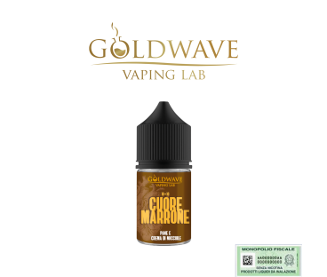 GOLDWAVE MINI SHOT 10+10 CUORE MARRONE 10 ML