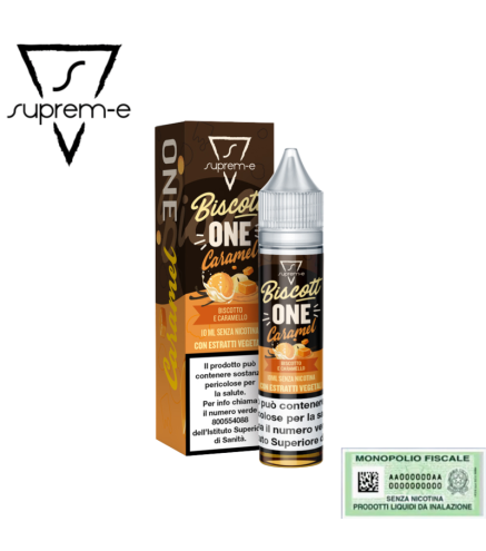 SUPREM-E MINI SHOT 10+10 BISCOTTONE CARAMEL 10 ML