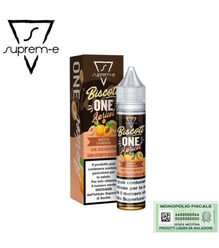 SUPREM-E MINI SHOT 10+10 BISCOTTONE APRICOT 10 ML